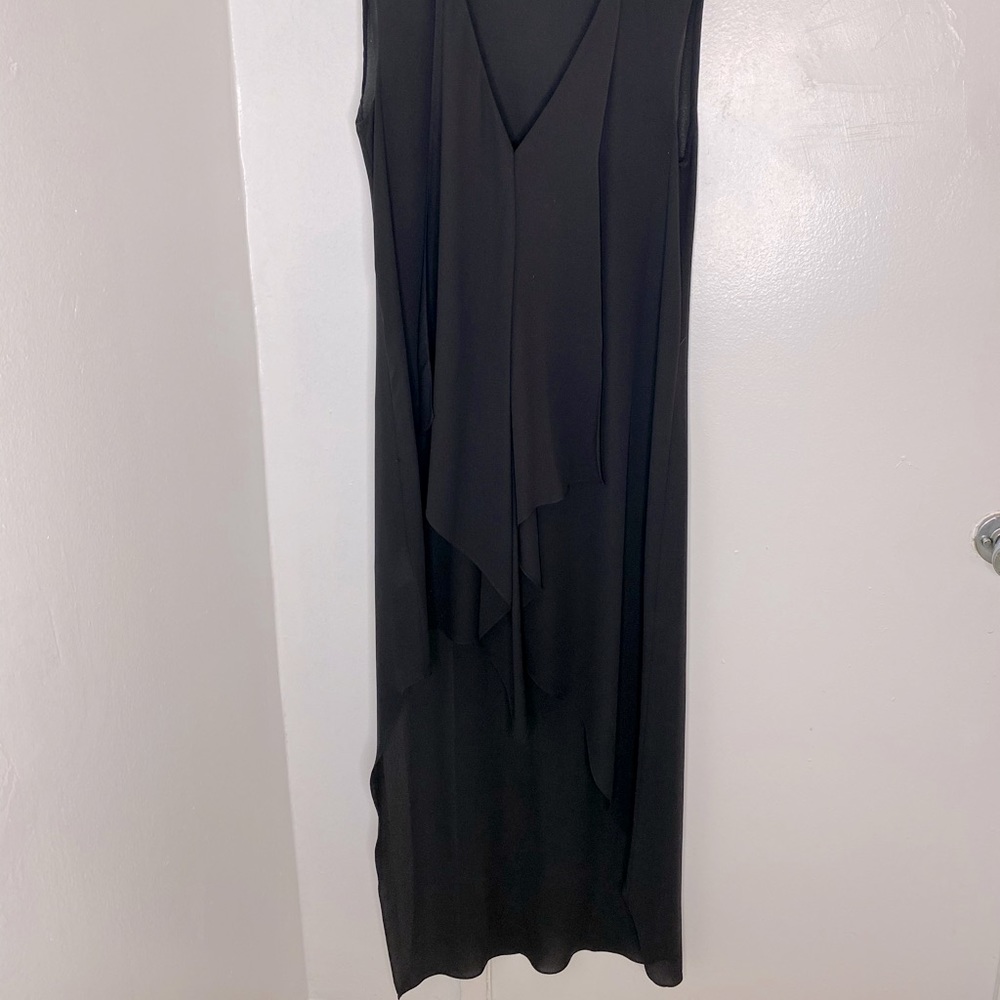 BCBGMAXAZRIA TARA CASCADE RUFFLE DRESS - Picture 9 of 15